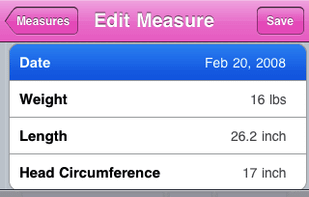 BabyTrack screenshot 1