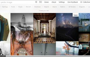 home page
