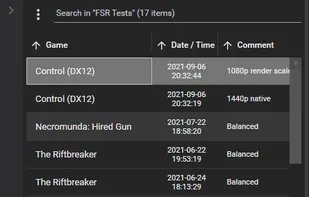 CapFrameX screenshot 1