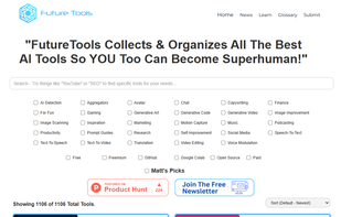 FutureTools screenshot 1