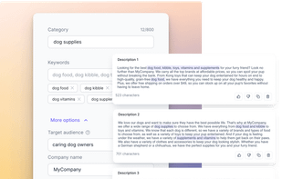 Bulk generation tool