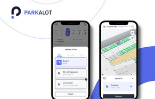 Easy to use parking management system and a desk booking app.
