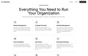 Orgonized screenshot 2