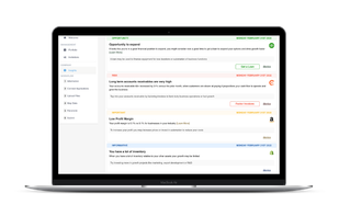 Boss Insights makes it possible for financial service providers to suggest products for business customers. 
