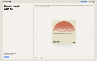 Stable Audio screenshot 1