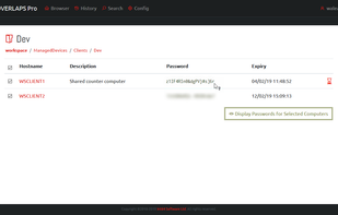 An improved, web based UI for Microsoft LAPS