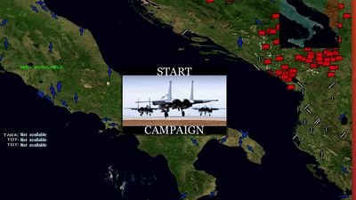 The Balkan War simulated in Free Falcon is close to the actual order of battle.