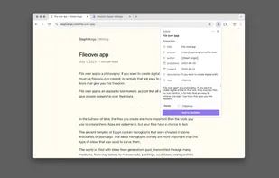 Obsidian Web Clipper screenshot 1