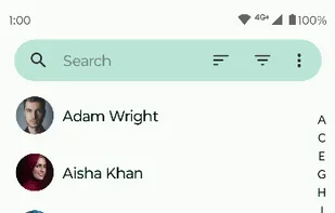 Fossify Contacts screenshot 1