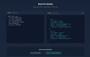 DDL to Data screenshot 1