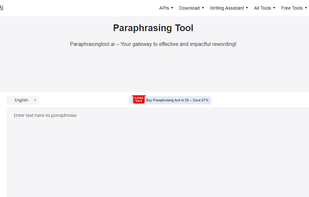 Paraphrasing Tool AI screenshot 1