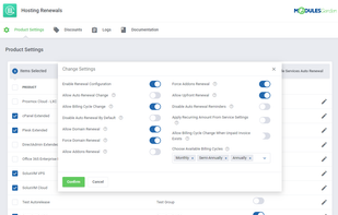 ModulesGarden Hosting Renewals For WHMCS