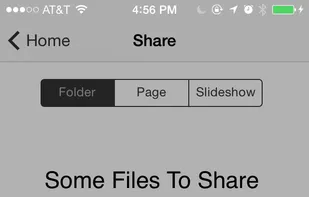 iOS App: Get URLs immediately and easily share to social network