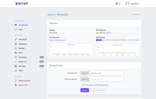Beautiful control panel