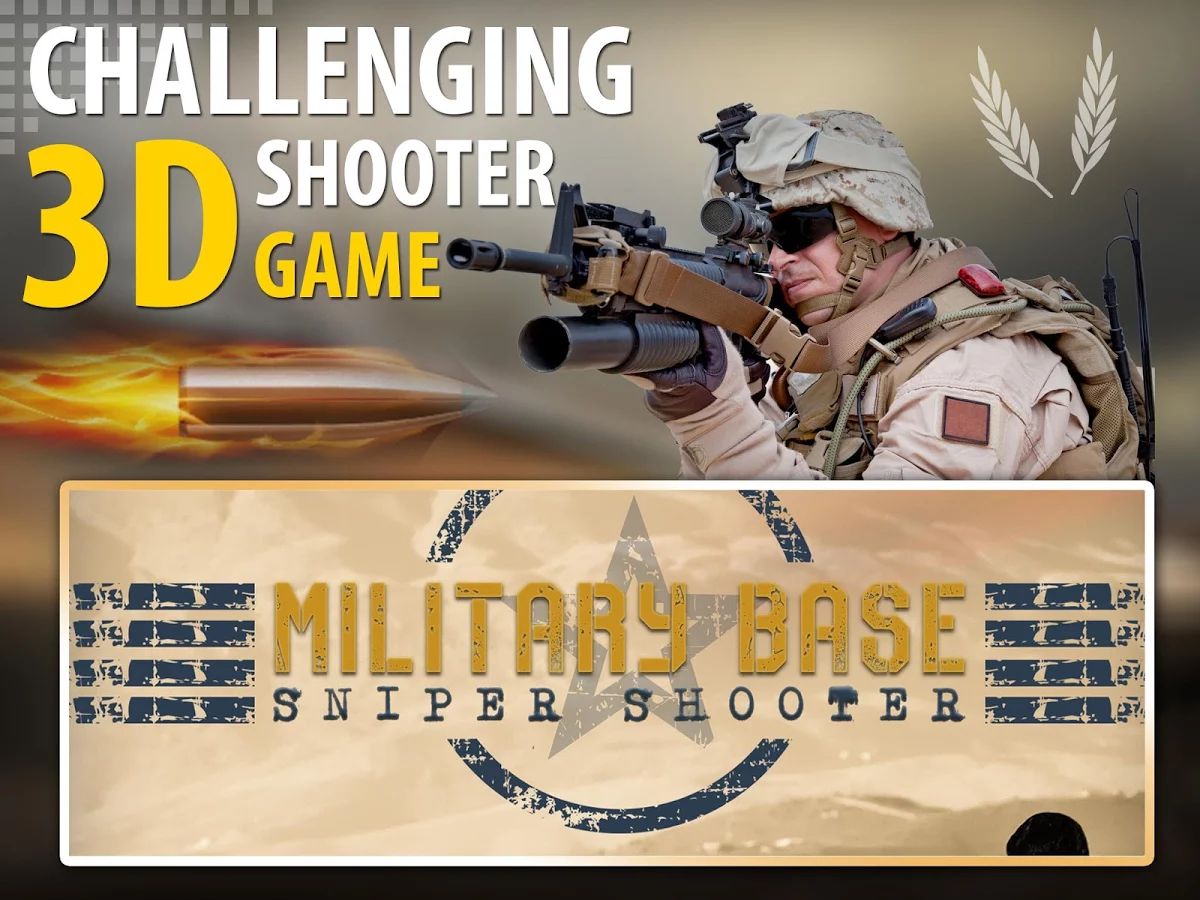 Military Base Sniper Shooter: Your army base has been taken hostage by  terrorist commandos - you must become