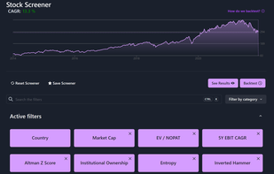 Backtest stock screening strategies