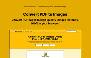 PDF to images tool