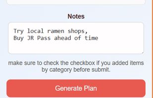 Add personal notes or reminders for each day of your trip. Keep track of important information or special considerations.