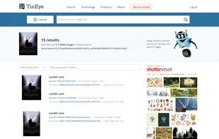 TinEye screenshot 1