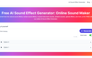 Preview sound effect