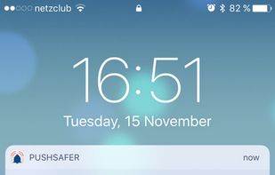 Pushsafer screenshot 1