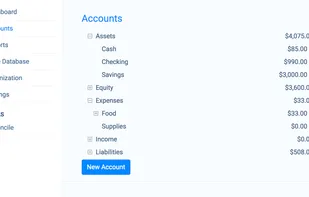 Open Accounting screenshot 2
