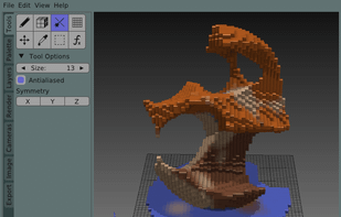 Real-time carving with laser tool