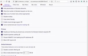 uBlock Origin screenshot 3