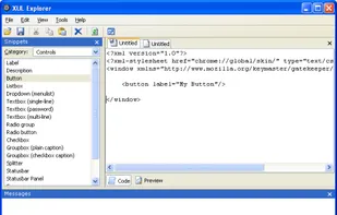 XUL Explorer screenshot 1