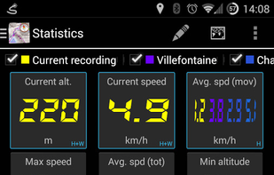 MyTrails screenshot 2