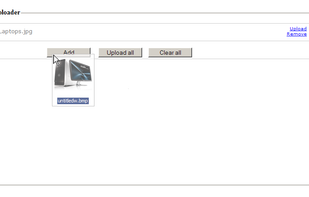 ApPHP AJAX File Uploader screenshot 2
