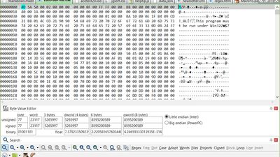 Editing a Binary File in EditPad Pro