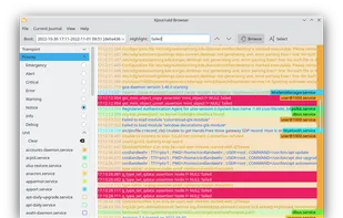 KJournald screenshot 1