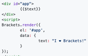 Brackets Template Engine screenshot 1