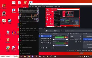 the taskbar jump Lists have a flash game (give up robot) set as their wallpaper.