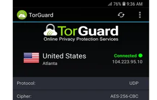 TorGuard screenshot 1