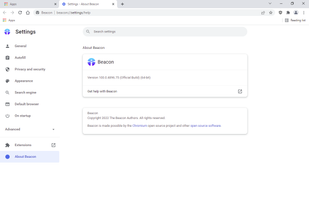 Beacon Browser screenshot 1