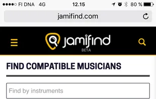 Jamifind screenshot 2