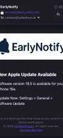 EarlyNotify screenshot 2