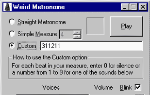 Weird Metronome screenshot 1