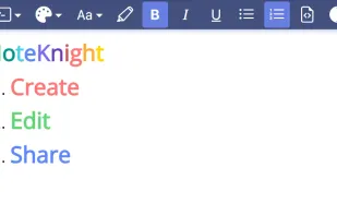 Rich text editing with built in AI assistant