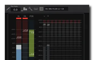 Live loudness and TruePeak meters