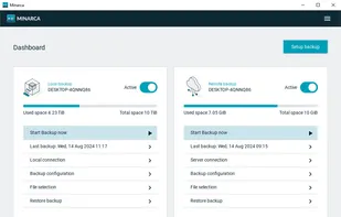Minarca Agent Dashboard