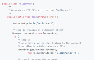 OpenPDF screenshot 1