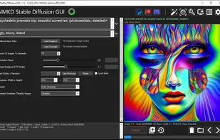 NMKD Stable Diffusion GUI screenshot 1