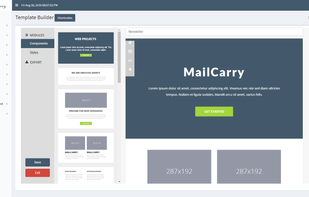 Drag & Drop Template Builder