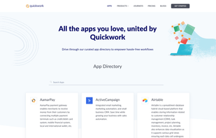 1,000s of business and consumer apps curated to quickly build automated workflows. Explore our constantly growing App Directory.
