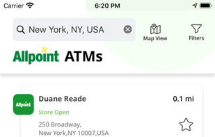 Allpoint Mobile screenshot 1
