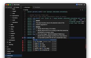 SQL Studio screenshot 1
