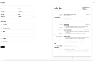 Resume Wizard screenshot 2